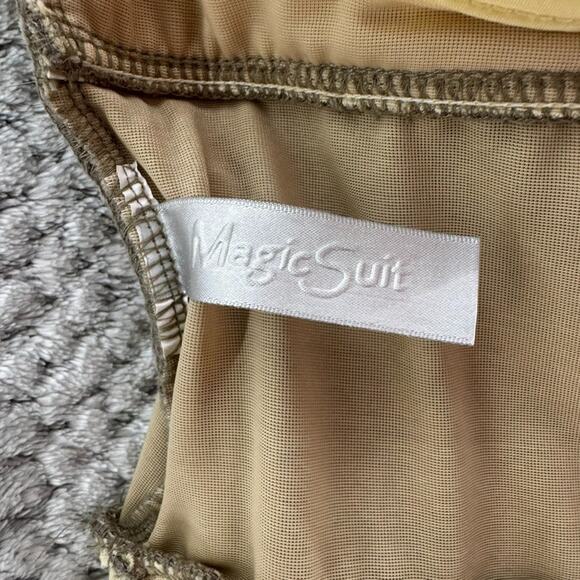 Magic Suit Swimwear Women S Mauve Silver One Piece Swimwear Pool Beach Wire - Picture 13 of 13